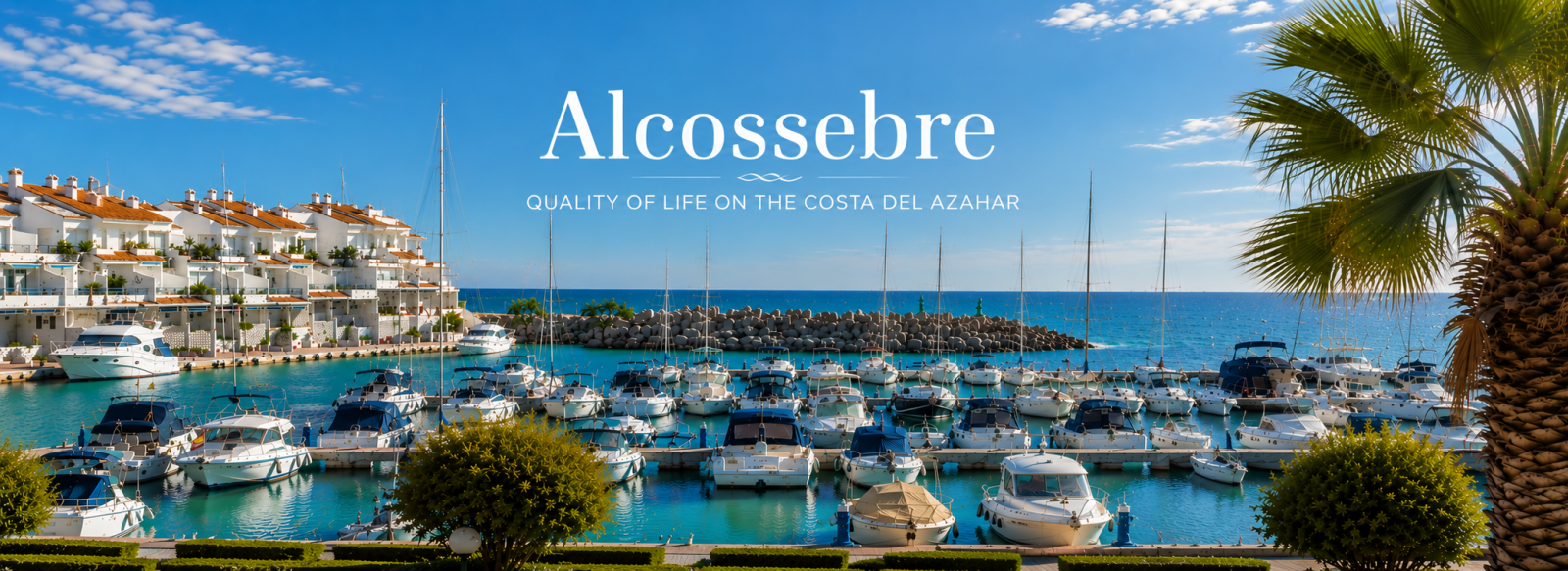 Las Fuentes marina in Alcossebre with Mediterranean lifestyle on the Costa del Azahar