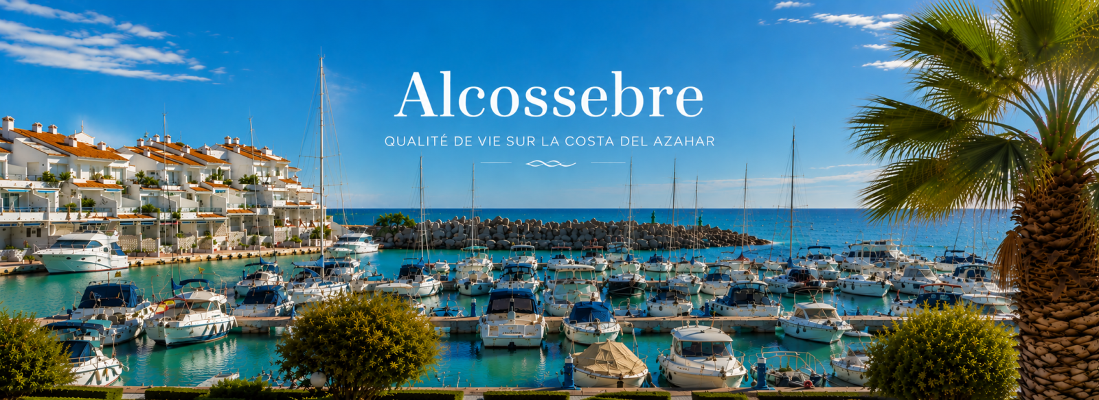Port de plaisance Las Fuentes à Alcossebre avec art de vivre méditerranéen sur la Costa del Azahar